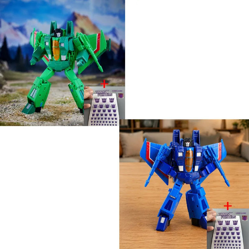 New JCS SS86 Starscream Action Figure KO Transformation Seekers G1 Skywarp Thundercracker Figures 18cm Collection Model Toys