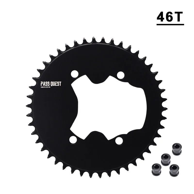 PASS QUEST 110 bcd chainring for Shimano ULTEGRA r8000 R8100 Narrow Wide road bike plate single dishe 54T 50 34T 52 36 53 39