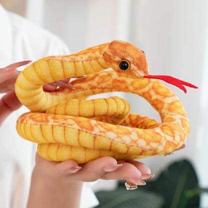110-310cm Simulation Python Boa Plush Doll Reptile White Green Silver Black Beautiful Pattern Snake Plush Doll Home Decoration