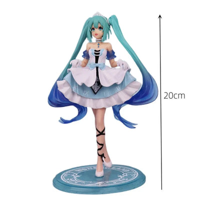 Hot Kawaii Girl Hatsune Miku Anime Figure Fashion Subclture Miku Action Figure Birthday Gift PVC Collection Model Doll Toys