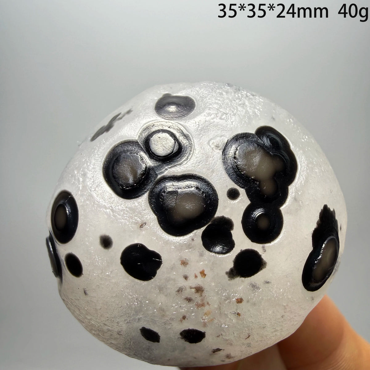 Natural Sardonyx Agate Alxa Gobi Eye Mineral Specimen Energy Crystal Chakra Reiki Healing Stone for Garden Home Decor  A4-2-24