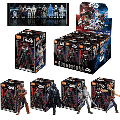 BLOKEES Original Mandalorian GV02 Star Wars Toy Djarin Mando Grogu Yoda Boba Fett Imperial Stormtrooper Action Figure Model Gift