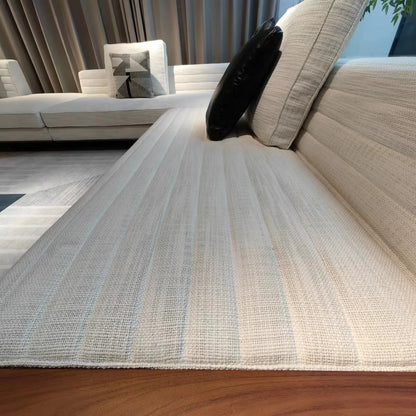 #Italian Design Minimalist Customizable White Fabric  Combination Home Furniture Villa Luxury Sofa
