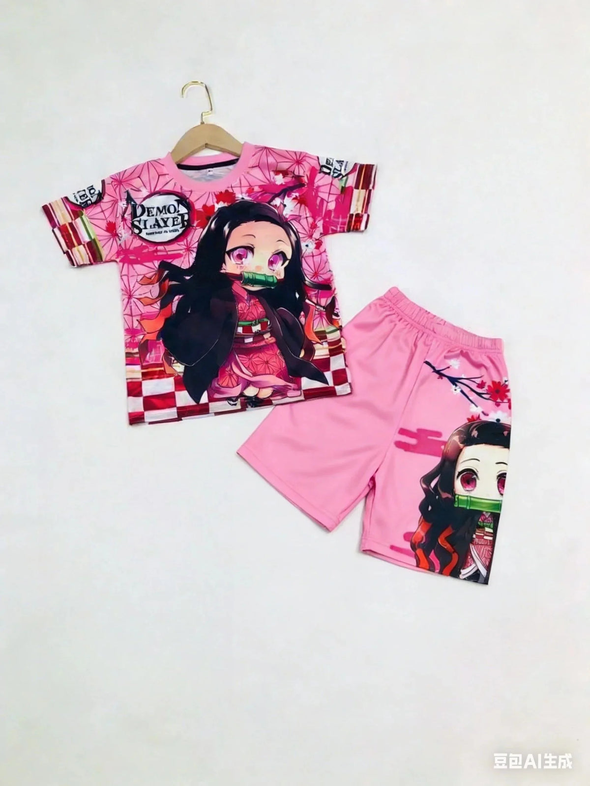 Demon Slayer Multi-character, Multi-style 3D Printed Pajamas and Loungewear for Kids and Adults, Family Outing Eye-catching
