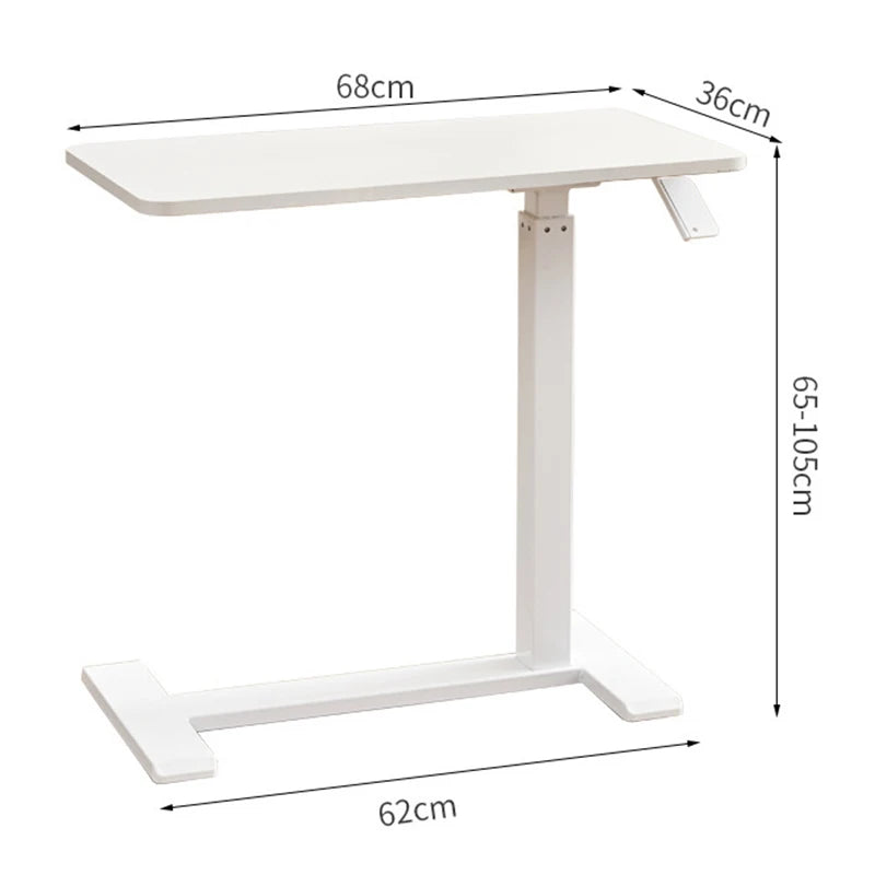 Lifting Table Mobile Computer Desk Sofa Living Room Side Table Adjustable Height Household Small Side Desk Table For Home Office