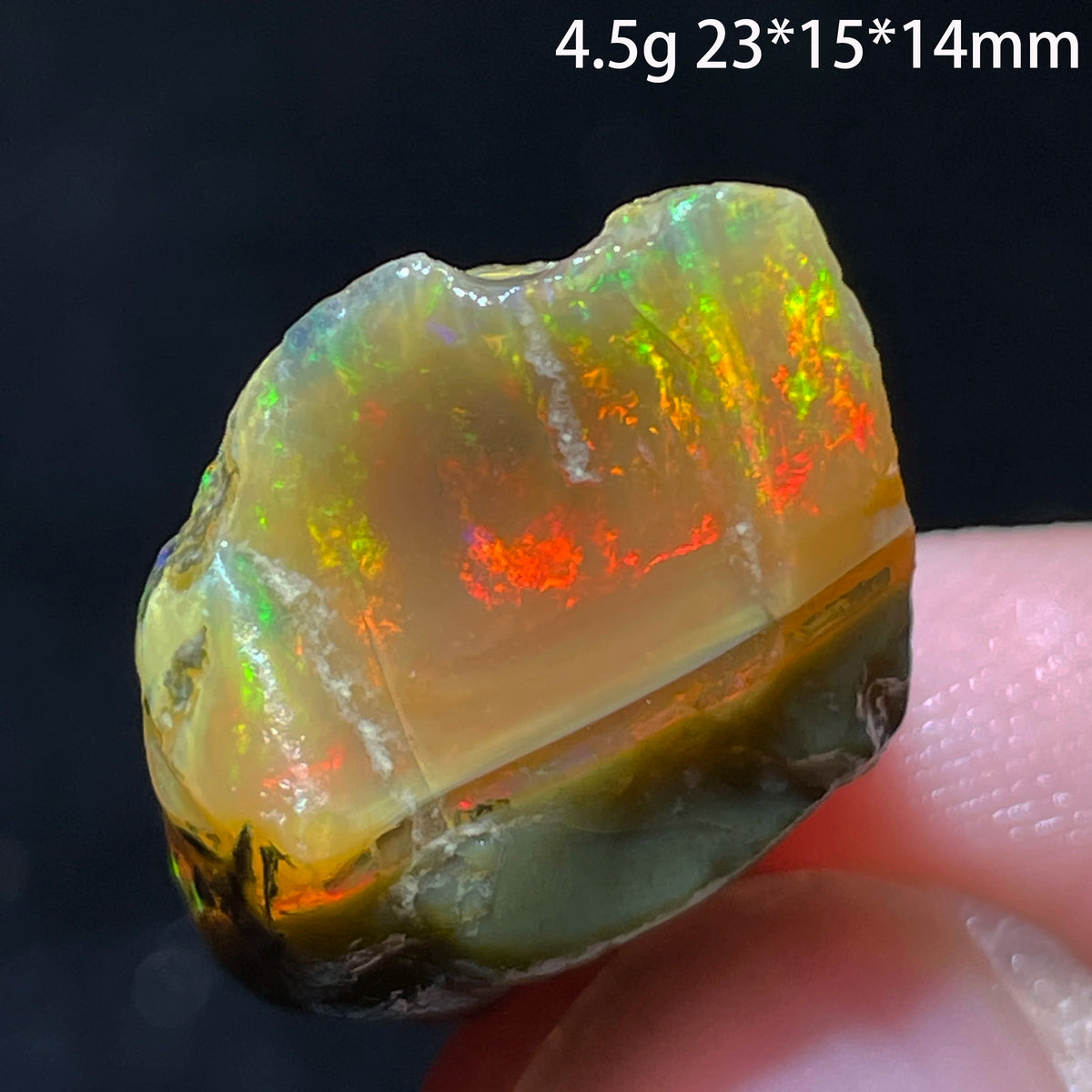 Natural Rare Colorful Ethiopia Opal (Need In Water) Gem Mineral Healing Quartz Crystals Gemstone Shooting Under Lighting