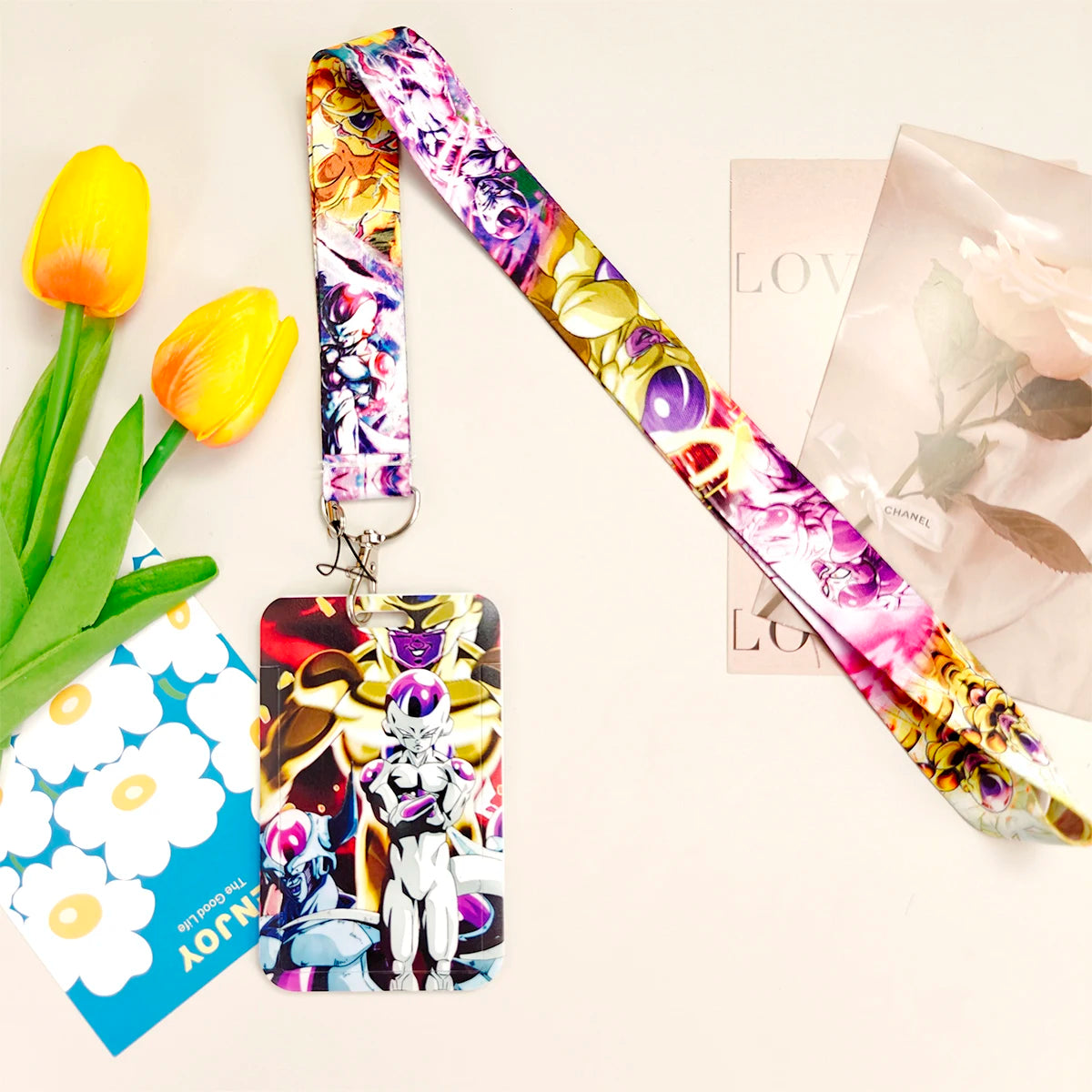 Wholesale Anime Movie Dragon Ball Lanyard Keys Neck Strap Card Badge Gym Key Chain Lanyard Key Holder DIY Hang Rope Keyrings
