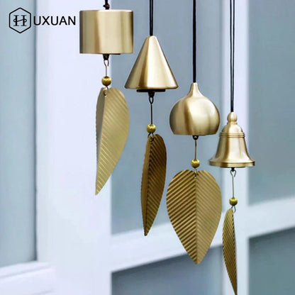 Japanese Wind Chimes Copper Wind Bells Outdoor Yard Garden Hanging Decorations Wind Music Home Decoration Landscape Bell Sound