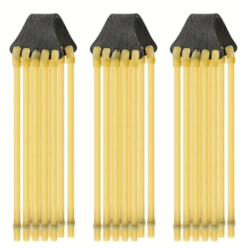 1/3pcs Five Strand Card Ball High Elasticity Strong Shooting Sling Hot Natural Latex Tube Flat Rubber Band Slingshot Accessories