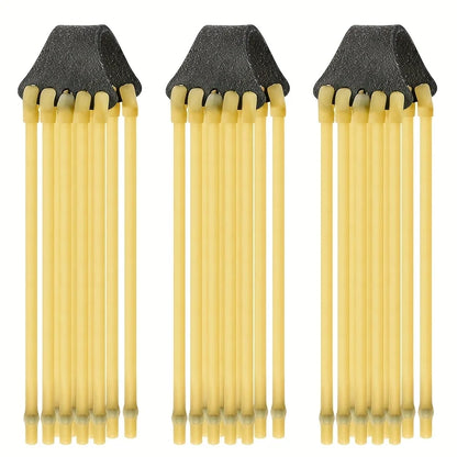 1/3pcs Five Strand Card Ball High Elasticity Strong Shooting Sling Hot Natural Latex Tube Flat Rubber Band Slingshot Accessories