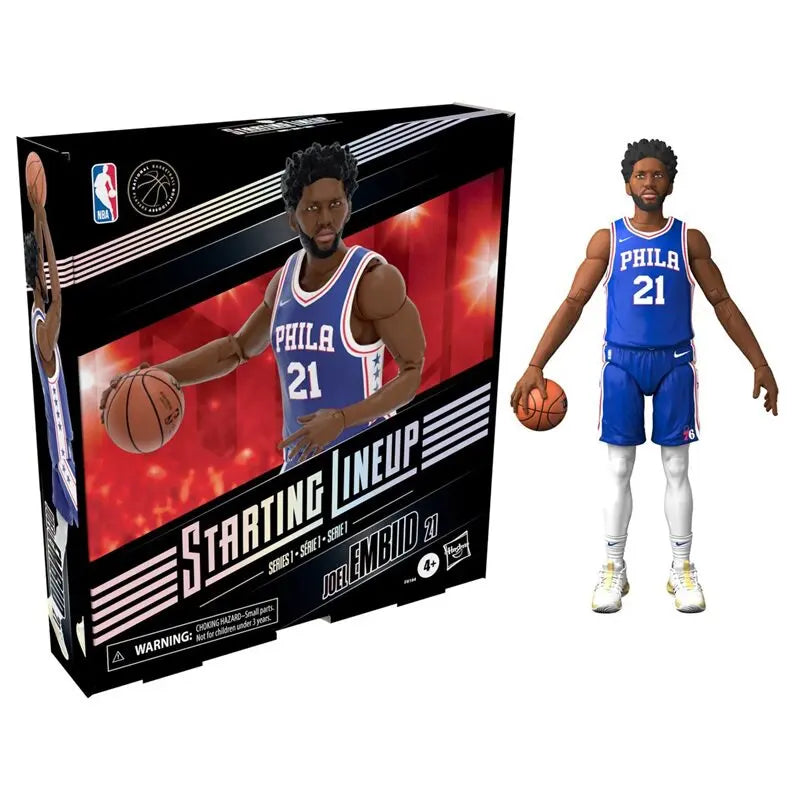 Hasbro Genuine NBA Star Joel Embiid LeBron James Luka Dončić Basketball Action Figure Model Toy for Boys Girls Gift Model