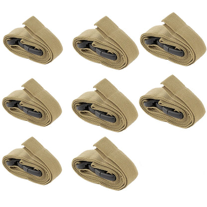 Heavy-Duty Outdoor Camping Luggage Straps - Adjustable Double Safety Buckle Luggage Packing Belt Bundling Rope of Cargoes