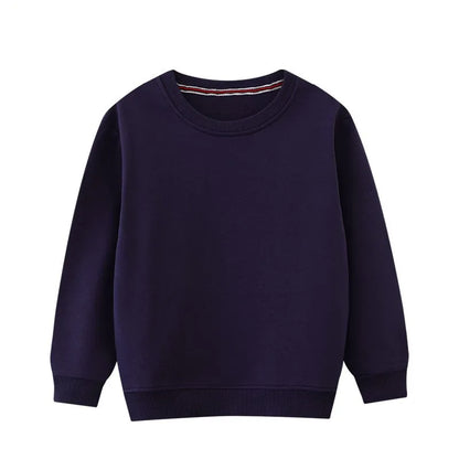 Jumping Meters 2-7T Long Sleeve Solid Boys Girls Sweatshirts For Autumn Spring Children's Clothing Hooded Shirts Tops Costume