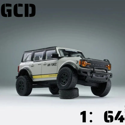 GCD 1:64 Ford Mustang Darwin PRO AIR FORCE Die Casting Alloy Car Model Desktop Ornament Collection Souvenir.