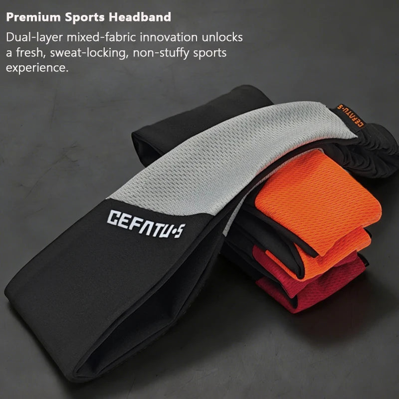 3pcs Color Blocked Sports Headband, Suitable for Both Men and Women, Yoga Headband, High Elasticity Headband, Sweat Absorbing