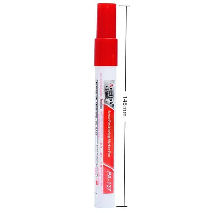 Screw Positioning Marker Pen Waterproof Quick Drying Permanent Marking Pen For Motorcycle Car Mechanical Maintenance Assembly