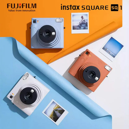 Original Fujifilm Instax Square SQ1 Instant Camera Minimalist Auto Exposure Selfie Mode Square Film Photo Cam Gift