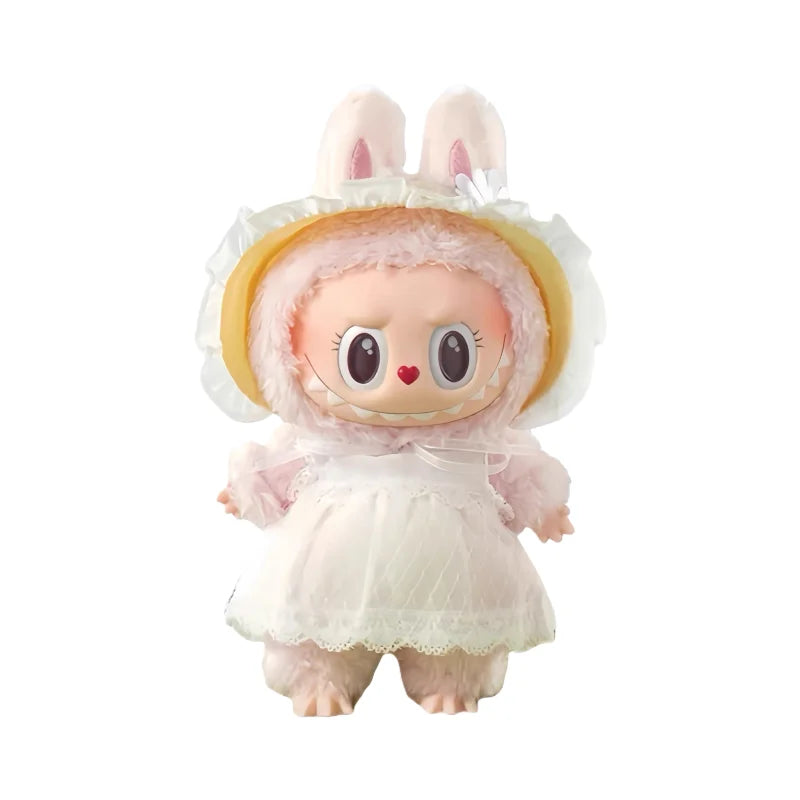 POPMART Original The Monster Labubu 38cm Mokoko Angel Crying Again Blind Box Doll Toys Original Labubu V1 V2 Toys Birthday Gifts