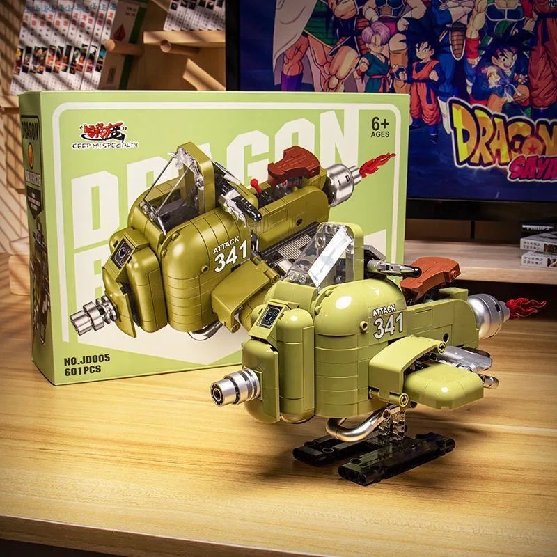 Dragon Ball Series Motorcycle Off-Road Vehicle Bulma Goku Mount Assembled Figures Ornaments Toys Collection Gifts
