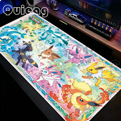 Pokemon Mouse Pad Keyboard Mat Laptop PC Gaming Rubber Extended DeskMats