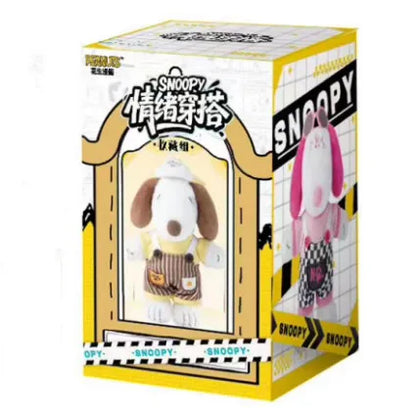 Peanuts Snoopy Mood Outfit Series Blind Box, Trendy Toy Backpack Charms, Figure Merchandise, Birthday Gifts for Girls