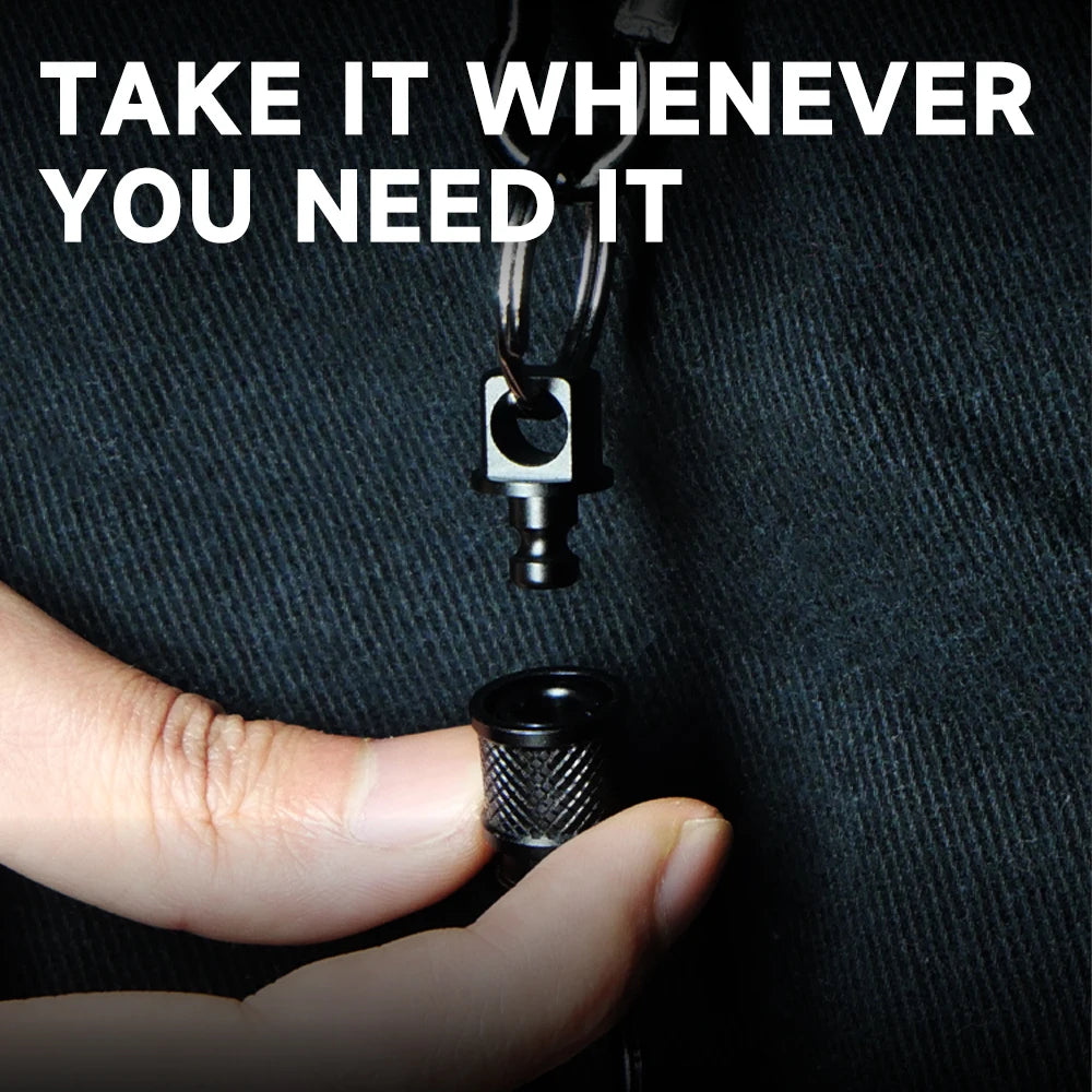 Quick Release Pull Apart Key Rings Detachable Retractable Key Chain for Men And Women Handy Accessory