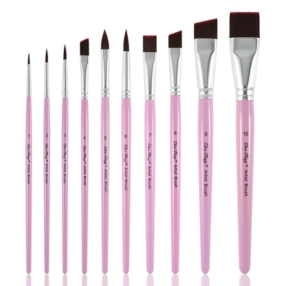 10Pcs Face Brush ，3pcs Finger Sponge Case Daubers Foam and 6pcs Paint Sponges for Oil Acrylics Watercolor Rock Canvas Painting