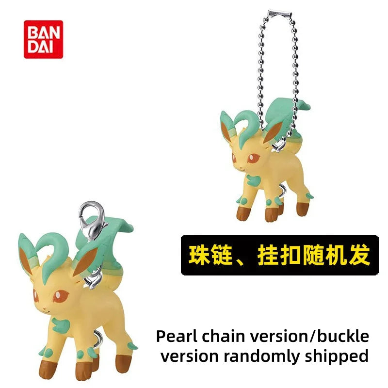 Bandai Pokemon Eevee Evolutions Nine Forms Connectable Mascot Gashapon Keychain Pendant For Anime Collectors Hobby Fans