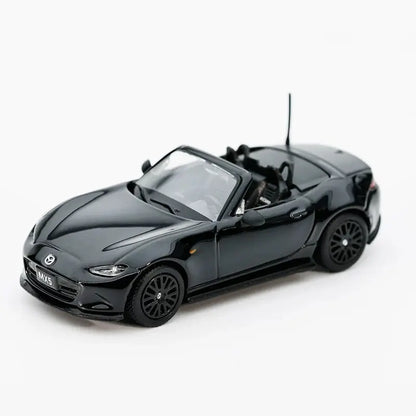 1:64 MAZDA MX-5 RF Roadster 2024 Alloy Street Sports Car Model Diecast Metal Racing Car Vehicle Model Simulation Collection Gift
