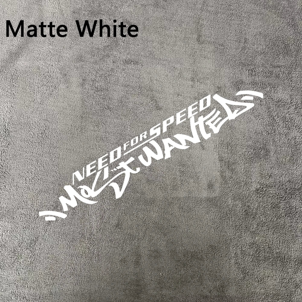 1pc Need For Speed Most Wanted Text Vinyl Sticker Waterproof Tuning Decal for Car Door Hood Window Side Body Decor