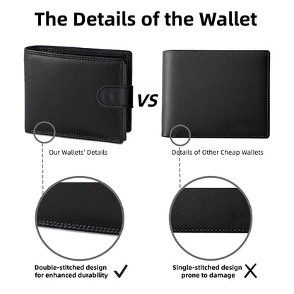 1pc Elegant PU Leather Large Capacity Slim Design Wallet With Multi-Card Slots, Ideal Gift For Men