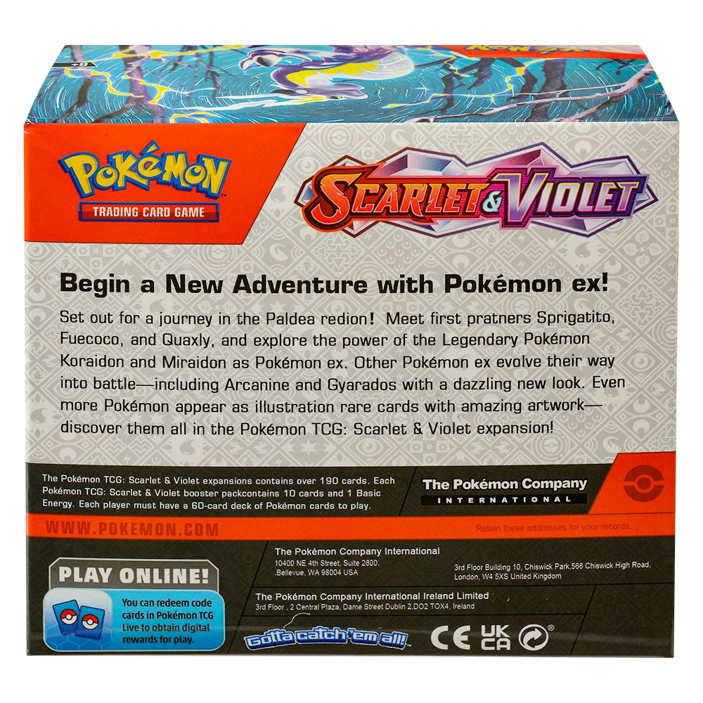 360Pcs English Pokémon TCG: Scarlet Violet Box Pokemon trade card 36 Pack Box
