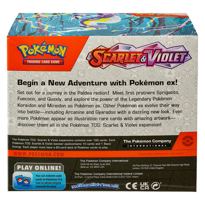360Pcs English Pokémon TCG: Scarlet Violet Box Pokemon trade card 36 Pack Box