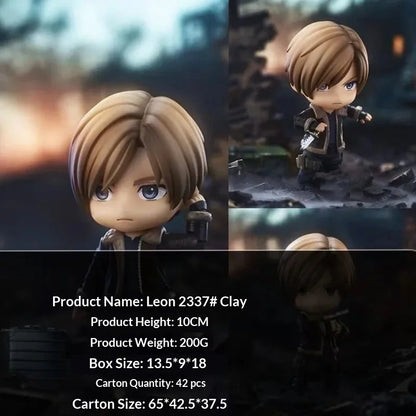Nendoroid 2337 Leon S Kennedy Action Figure 10cm Pvc Anime Figurine Resident Evil Biohazard Adult Collection Gift For Game Fans