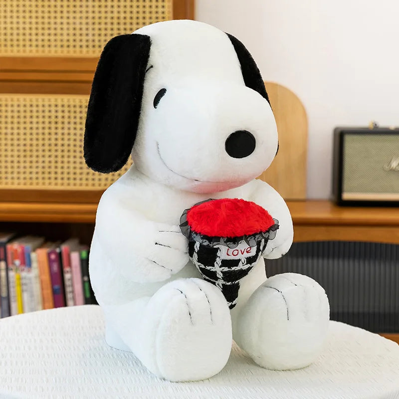 2026 Hot New Cartoon Cute Dog Plush Toy Pillow Sofa Back Plush Doll Gifts For Children Valentine's Day For Girls Gift