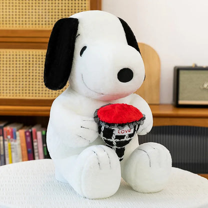 2026 Hot New Cartoon Cute Dog Plush Toy Pillow Sofa Back Plush Doll Gifts For Children Valentine's Day For Girls Gift