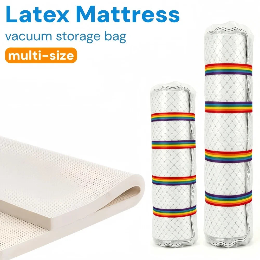 Mattress Vacuum Compression Bag for Latex Memory Foam 80% Space Saving Moving Storage Queen King Reusable Dustproof 2026