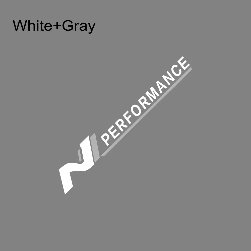 2pcs Car Sticker N Performance Graphics Stripes Vinyl Decor Decal For Hyundai i10 i20 i30 i40 ix35 Tucson Elantra SONATA GENESIS