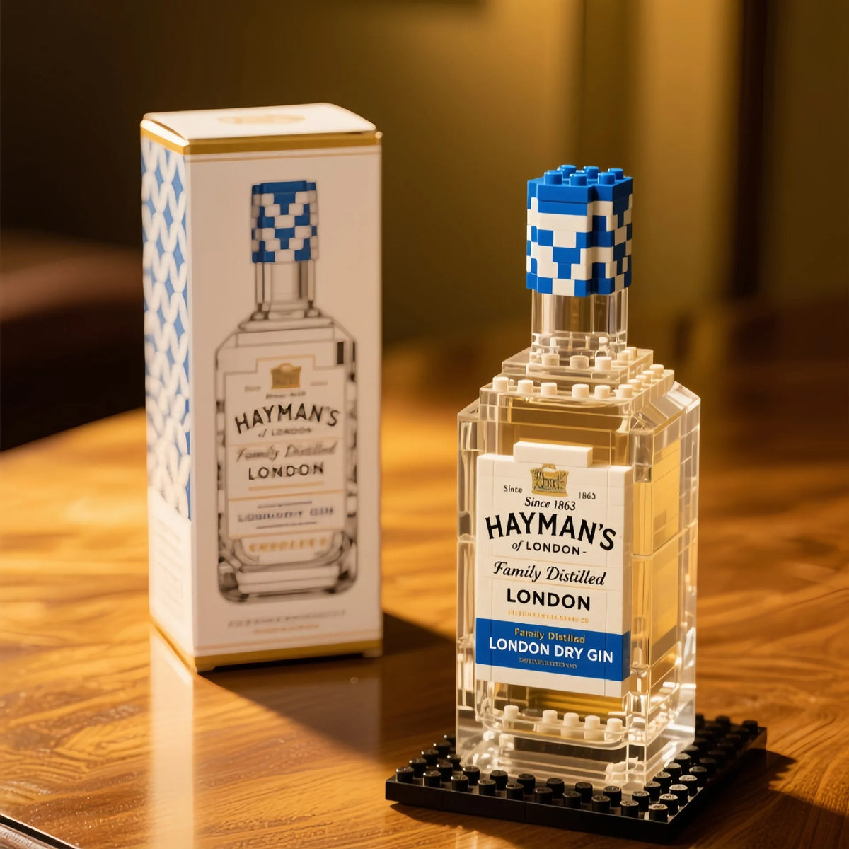 Whiskey Bottle Building Blocks Baileys Irish Cream Mini Liquor Model Creative DIY Bricks for Home Decor Model Kids Toys Gift