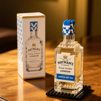 Whiskey Bottle Building Blocks Baileys Irish Cream Mini Liquor Model Creative DIY Bricks for Home Decor Model Kids Toys Gift