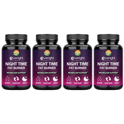Night Fat Burner - Boost Metabolism, Improve Sleep & Curb Cravings for Effective Weight Loss (Men & Women)