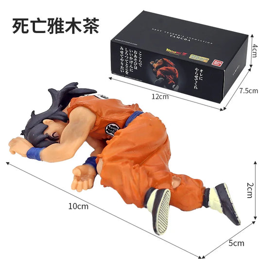 10CM Boxed Dragon Ball Z Action Figures Yamcha Model Dolls Death Pose Action Figurines Pvc Anime Statue Decorations Toys Gifts