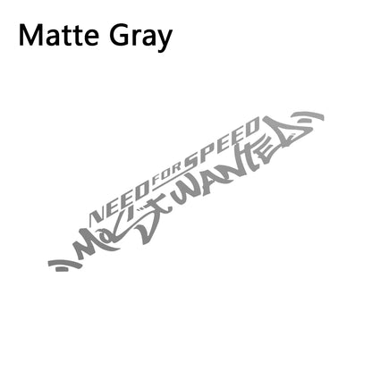 1pc Need For Speed Most Wanted Text Vinyl Sticker Waterproof Tuning Decal for Car Door Hood Window Side Body Decor