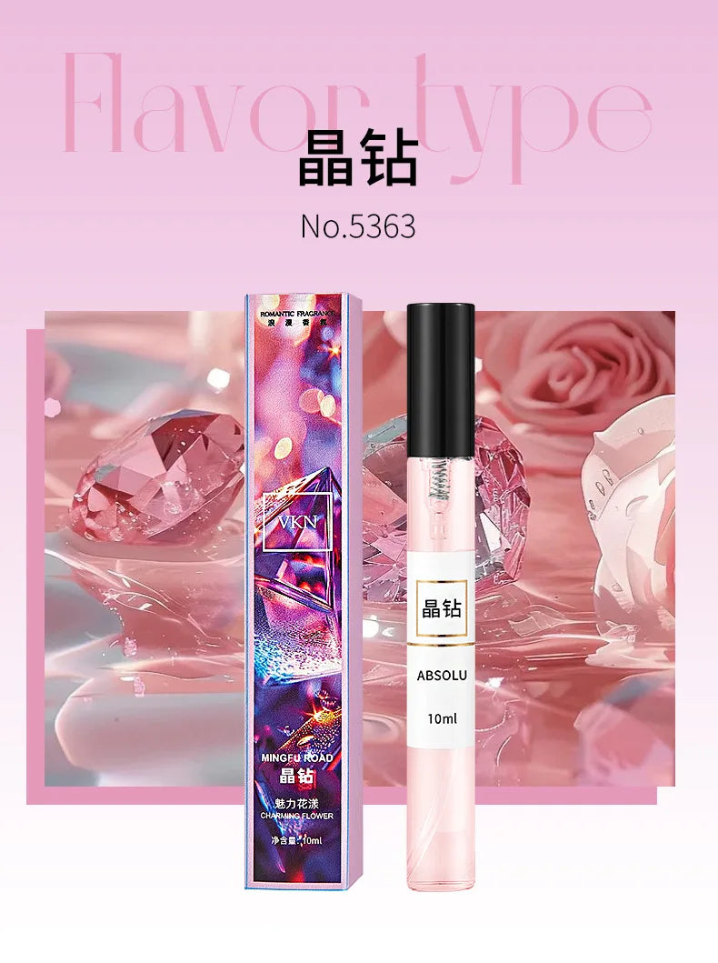 10ml Random Style Brand Pheromone Perfume for Women Men Atomizer Lady Sample Long Lasting Fragrance Pheromone Eau De Parfum