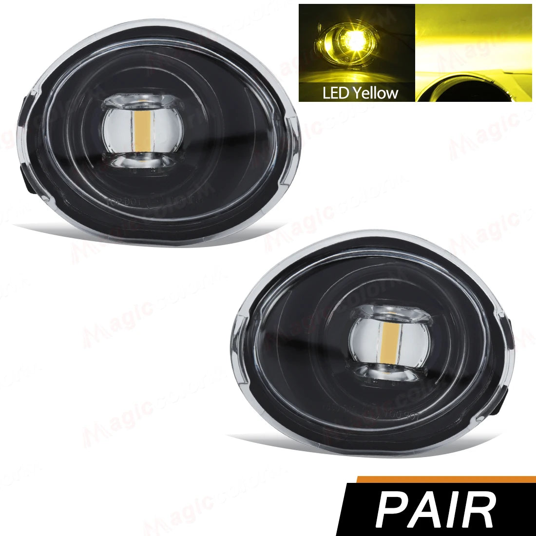 For BMW E39 M5 2001 2002 2003 E46 3 Series M3 2002 2003 2004 2005 2006 Fog Lights Headlight Front Driving Lamp Halogen LED Bulbs