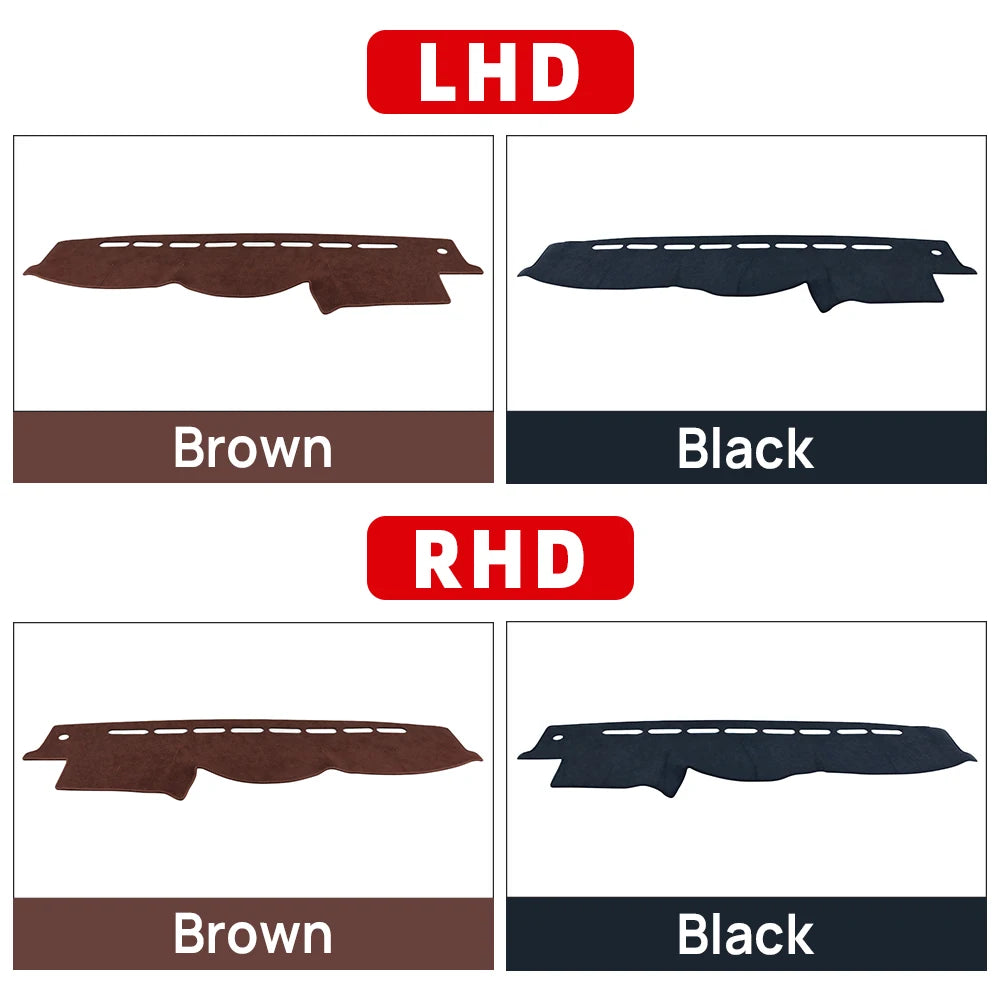 For Toyota Land Cruiser 100 LC100 1998-2003 2004 2005 2006 2007 Car Dashboard Cover Avoid Light Pad Anti-UV Carpet Non-Slip Mats