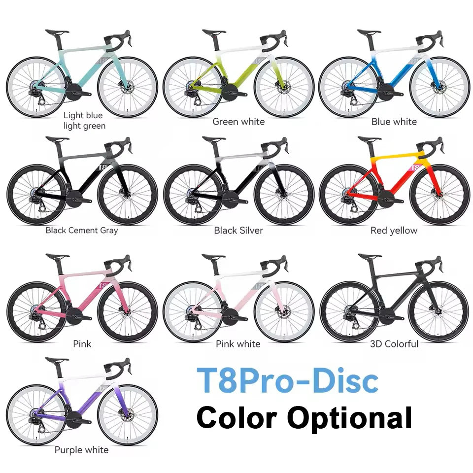TWITTER T8PRO105R7120 24S Carbon Bike Road Hydraulic Disc Brake Caliper Road Bike Full Internal Cable Unisex Adult Bicycle