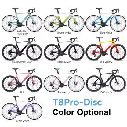 TWITTER T8PRO105R7120 24S Carbon Bike Road Hydraulic Disc Brake Caliper Road Bike Full Internal Cable Unisex Adult Bicycle