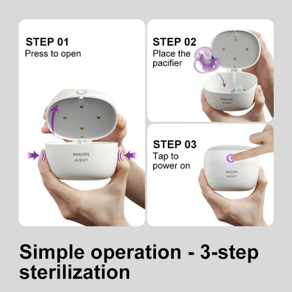 Avent Portable UV Sterilizer - 59s Rapid Sanitizer Box for Baby Accessories Tools and Personal Care Products