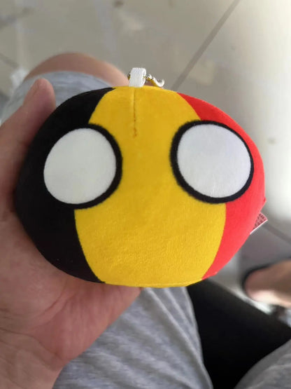 Country Ball Plush Toys 70 Styles 10cm Polandball Pendant Country Balls Countryball Stuffed Doll Xmas Birthday Gifts for Kids